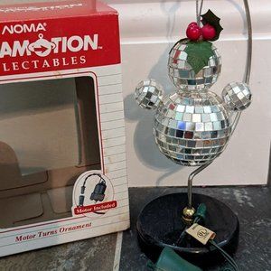 Noma Disco Ball Snowman Vintage Christmas Ornament